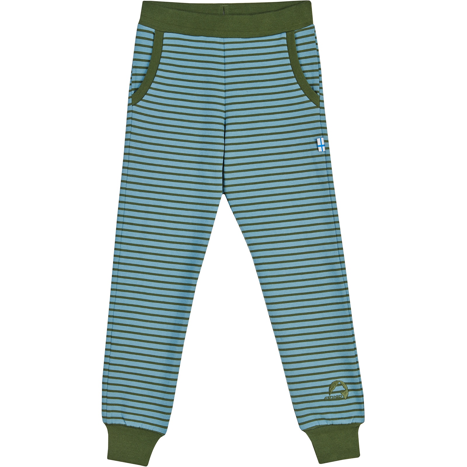 Image of Finkid JOMPIKUMPI Pants Kids - smoke blue/bronze green
