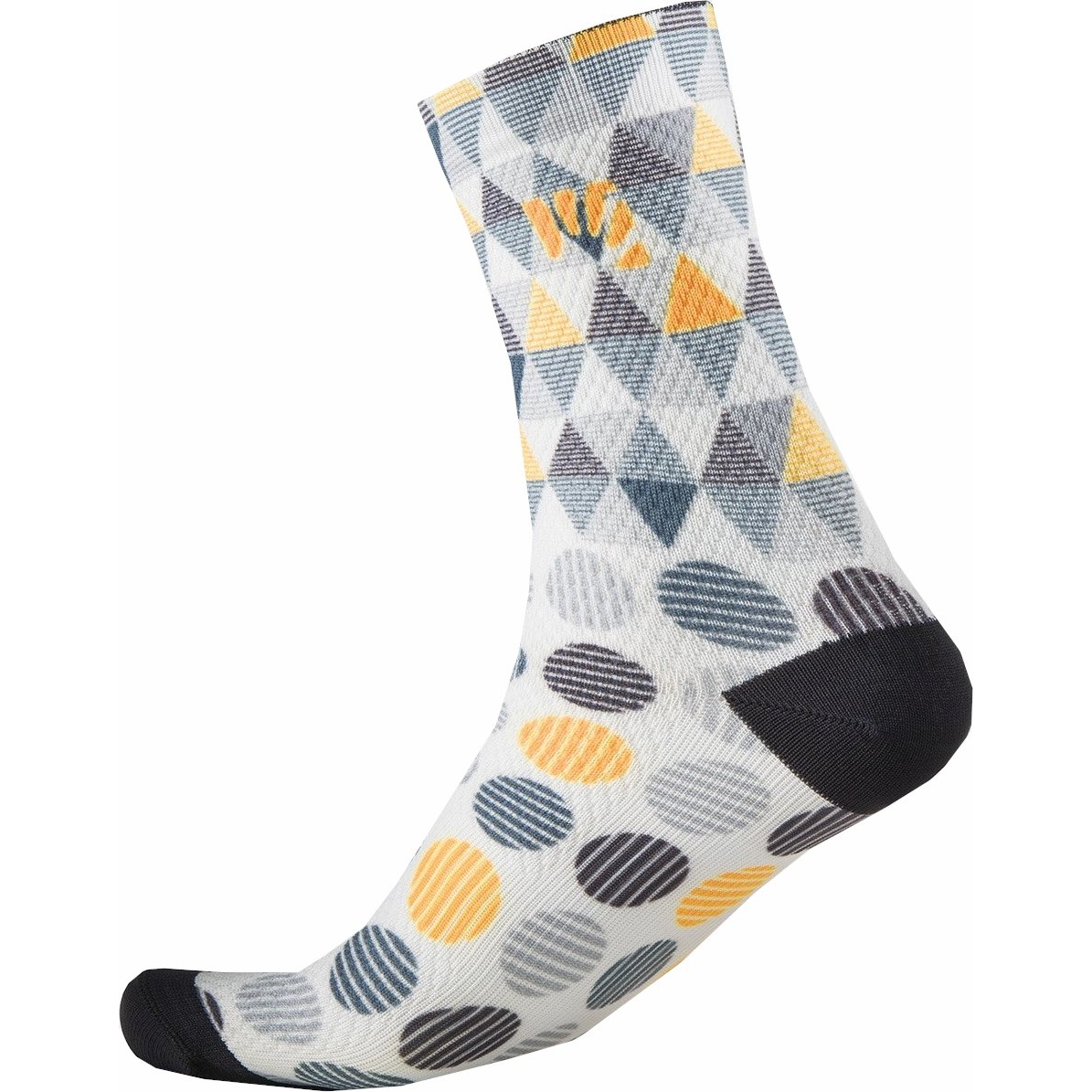 Picture of Karpos Spasso Print Socks Men - vulcan/dark slate/quarry sunset