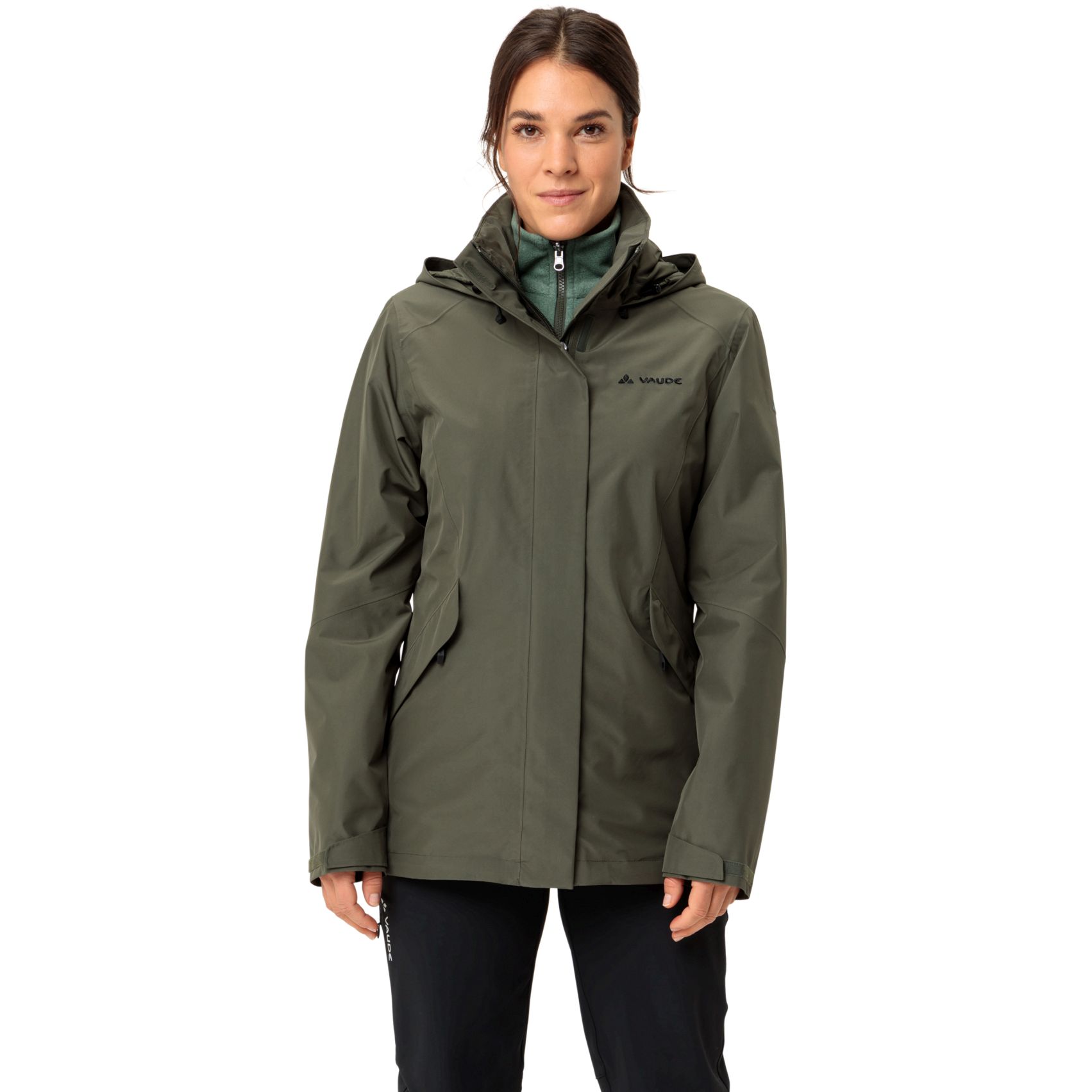 Photo produit de Vaude Veste 3 en 1 Femme - Rosemoor II - khaki