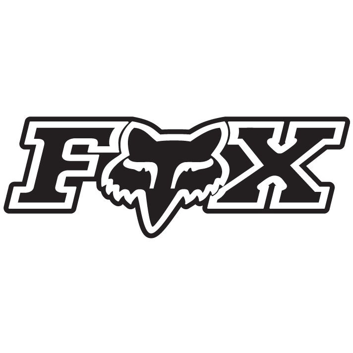 Produktbild von FOX Corporate 18 cm Sticker - black
