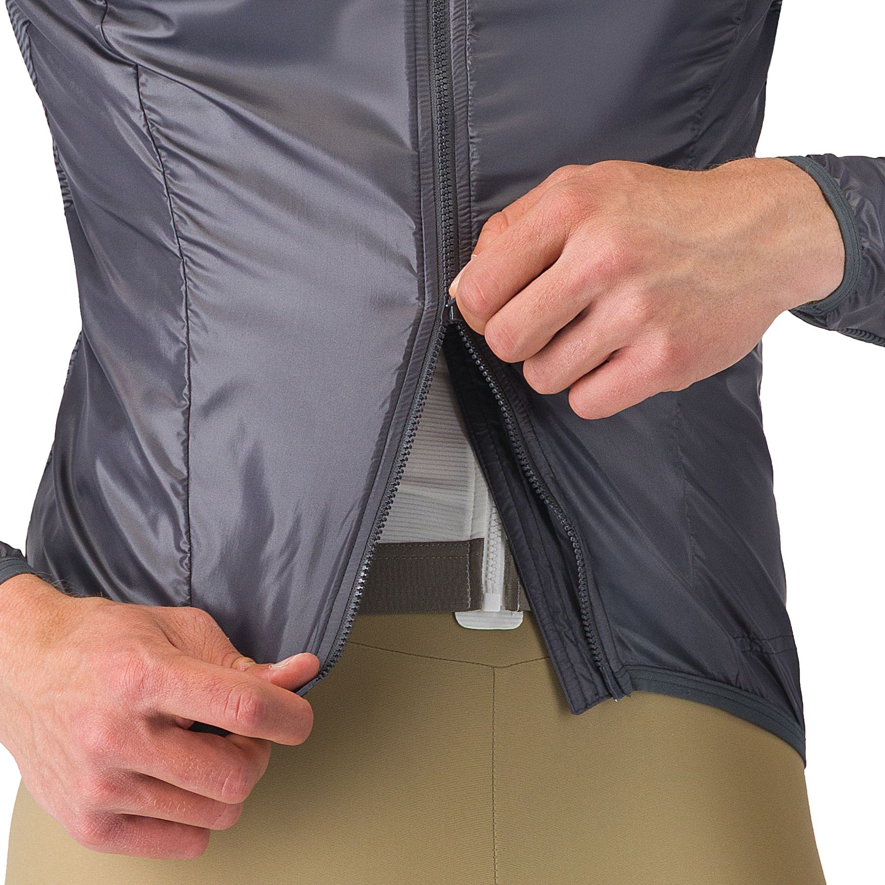 Castelli Aria Shell 2 Jacket Men - dark grey 030 | BIKE24