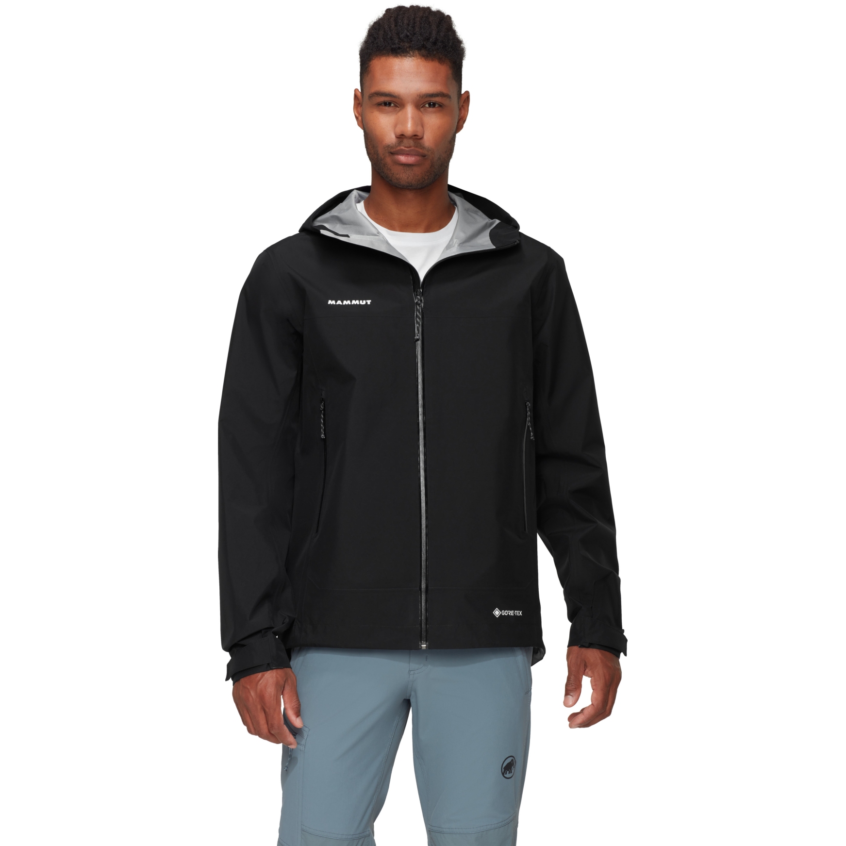 Picture of Mammut Crater Light Hardshell Hooded Jacket Men - black