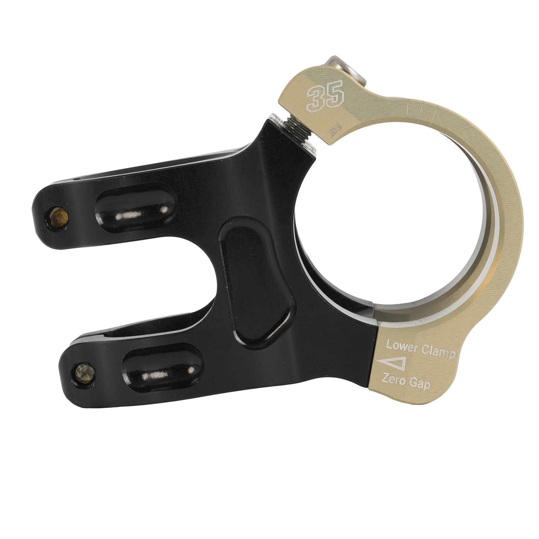 Renthal Apex 35 Stem - 6° - black / gold - 40mm - Special