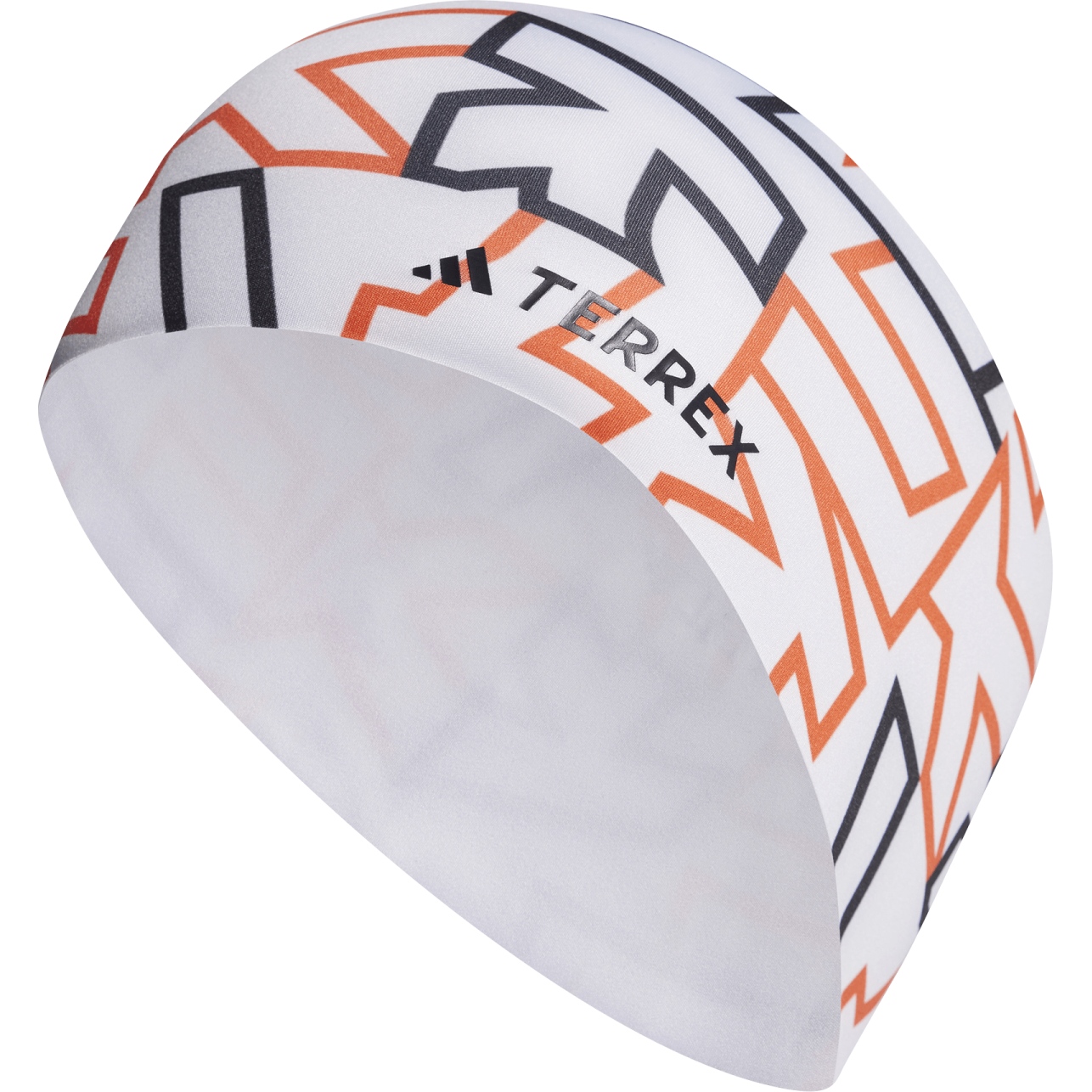 Picture of adidas TERREX AEROREADY Graphic Headband - white/semi impact orange/black IN4643