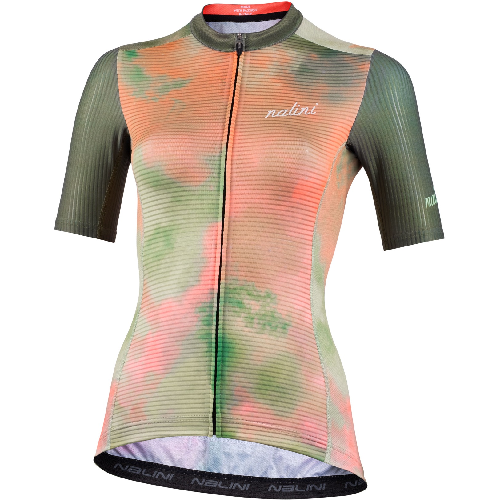 Produktbild von Nalini Trendy Radtrikot Damen - smoke/green 4150