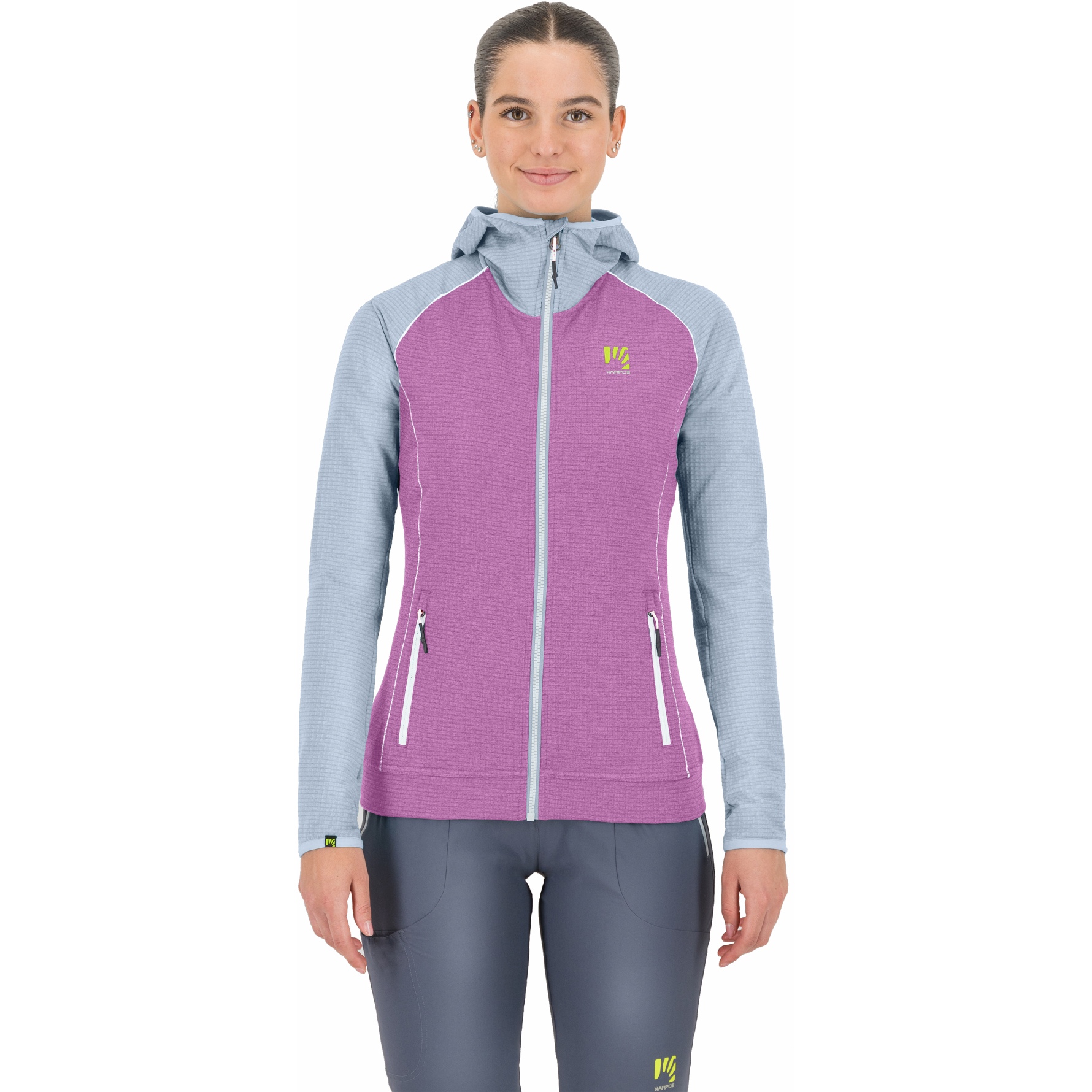 Picture of Karpos Ambrizzola Full-Zip Hoodie Women - bloom/mist