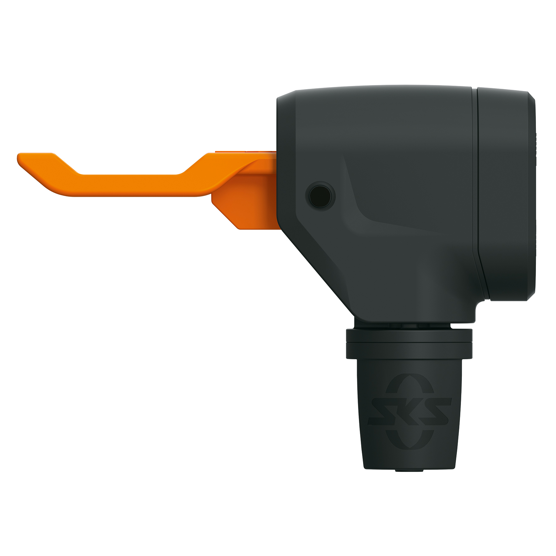 SKS Rennkompressor Floor Pump with Multivalve EASY Head - orange