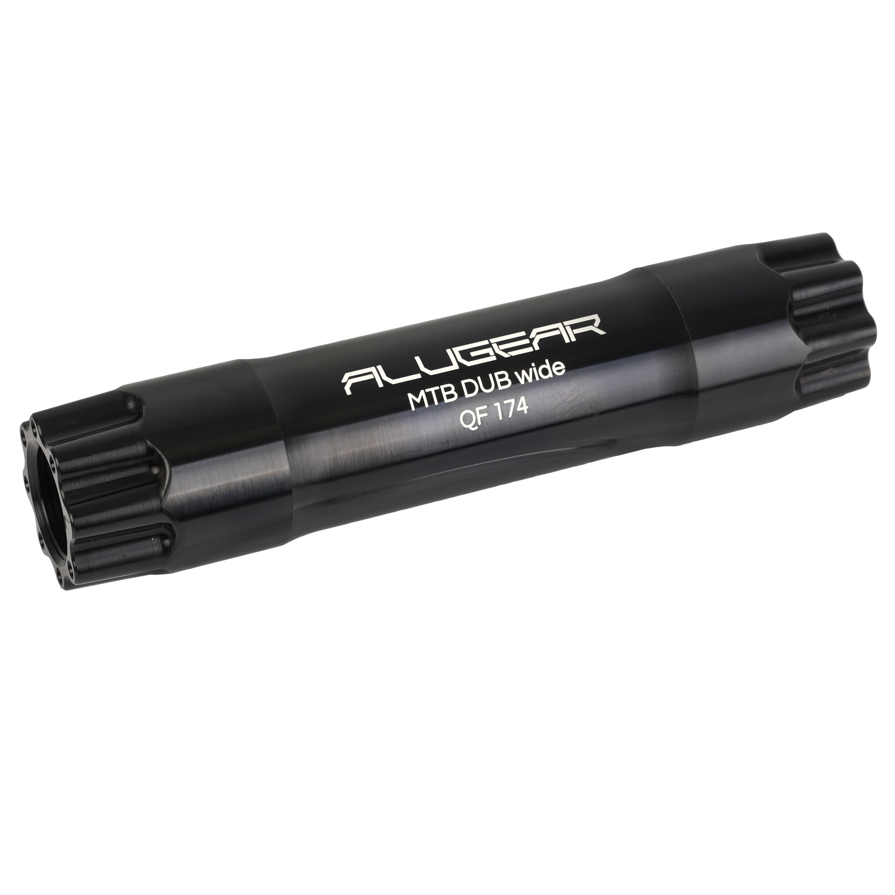 Bild von Alugear Welle für STELLAR MTB Kurbelarme - 174mm Breit - schwarz