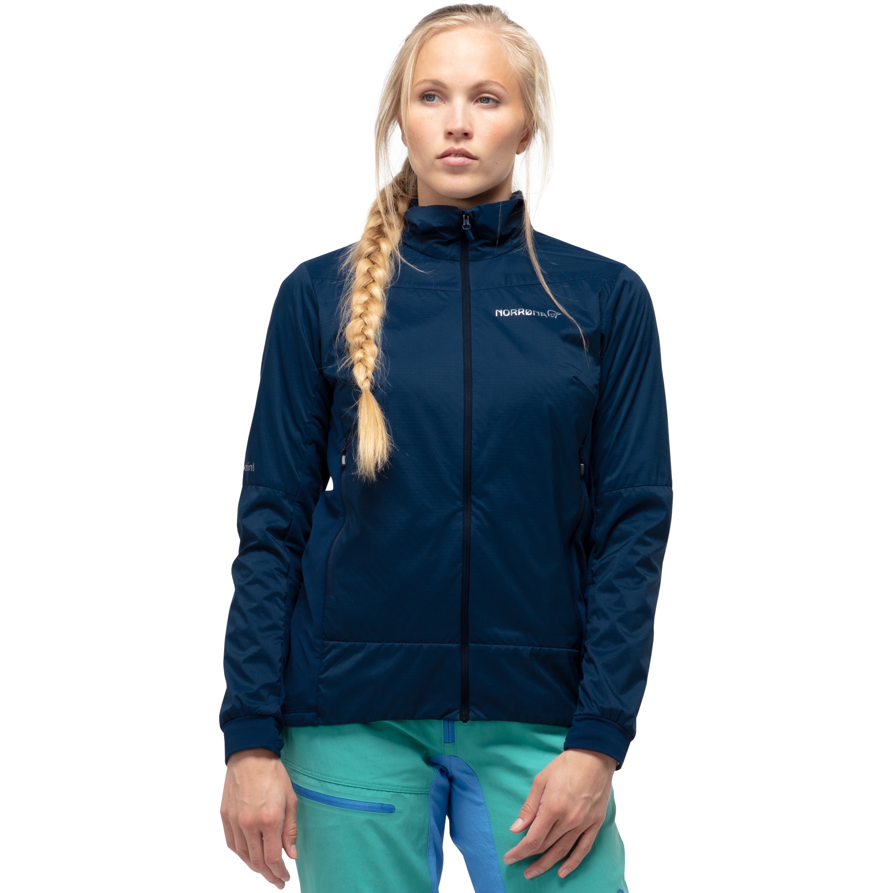 Picture of Norrona falketind Octa Jacket Women - Indigo Night