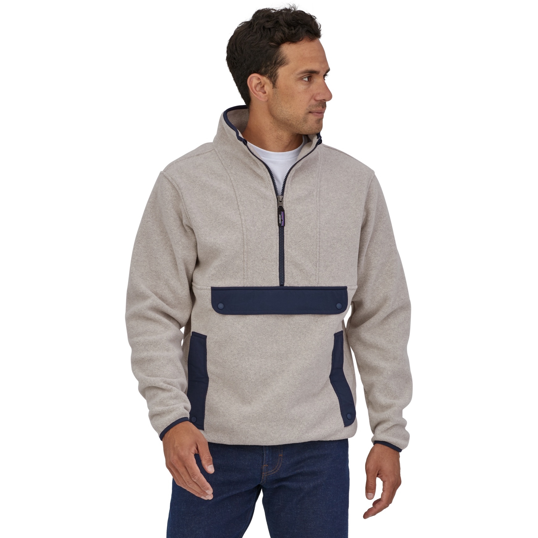 Picture of Patagonia Synchilla Anorak - Oatmeal Heather