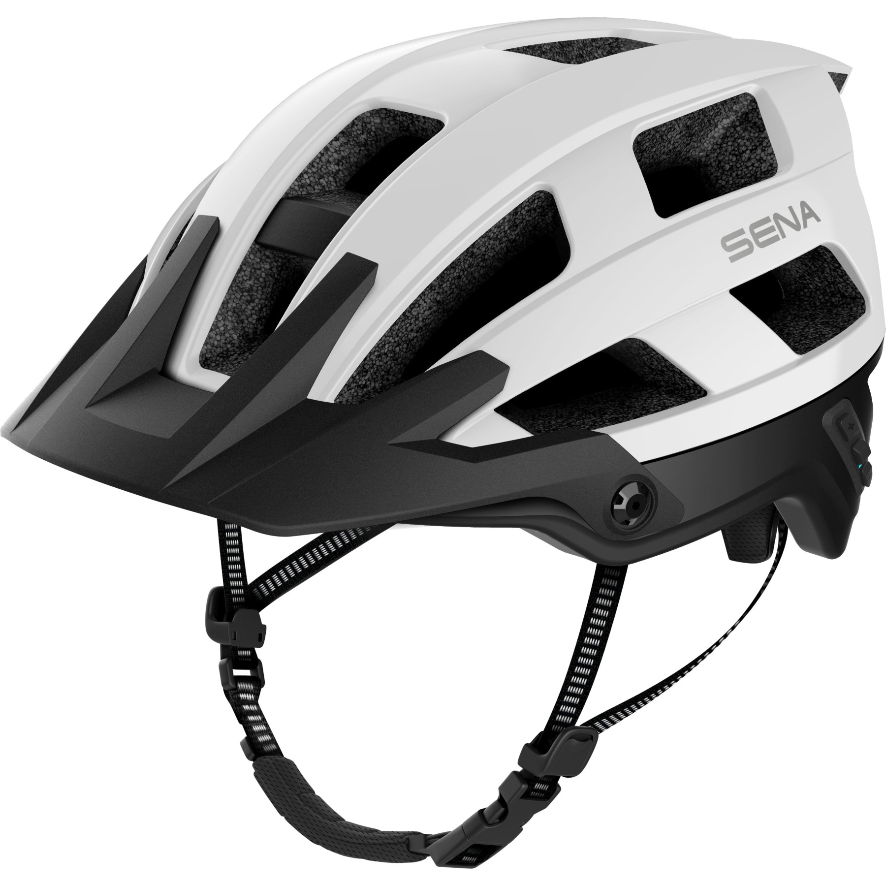 Productfoto van SENA M1 EVO Smart MTB Helmet - without FM Radio - Matte White