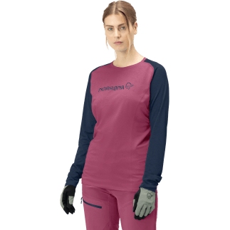 Image of Norrona fjørå equaliser lightweight Long sleeve Shirt Women - Violet Quartz/Indigo Night