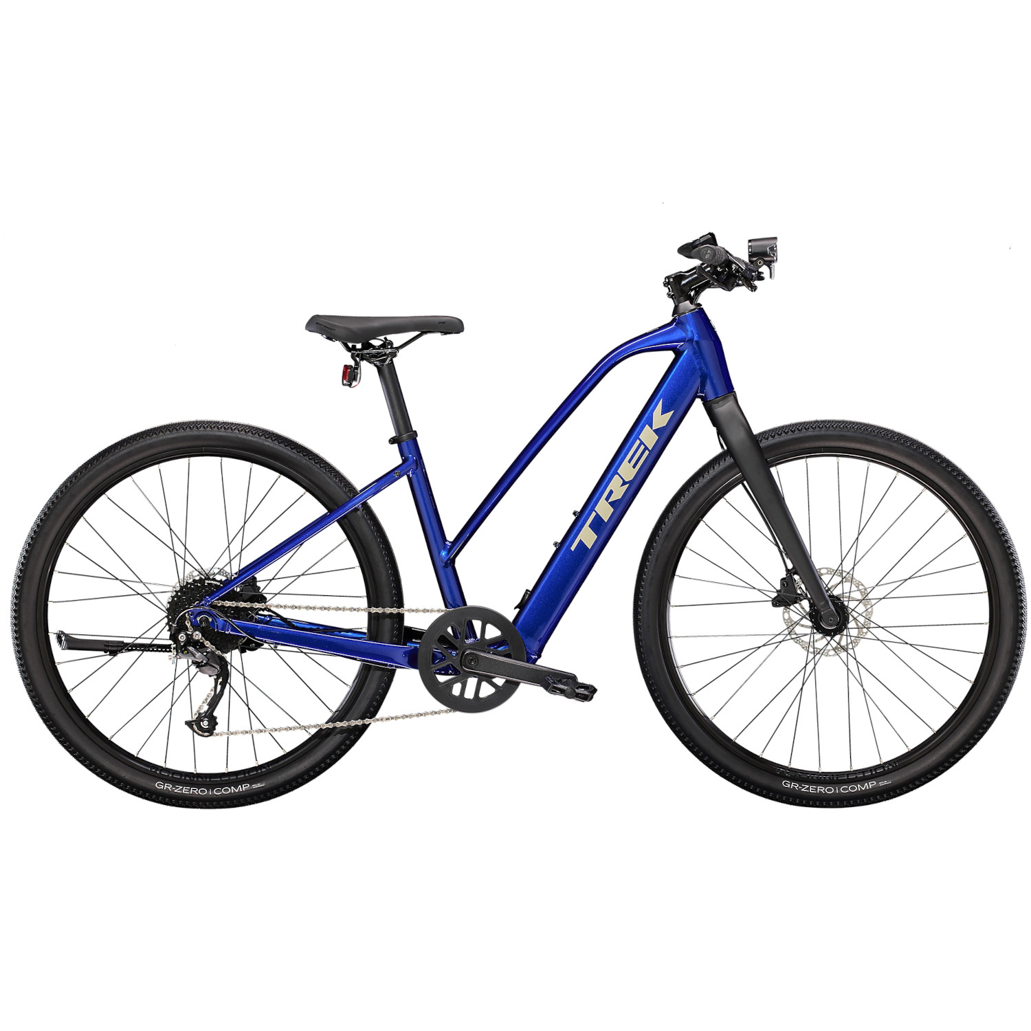 Picture of Trek DUAL SPORT+ 2 Stagger Electric Hybrid Bike - 2023 - Hex Blue