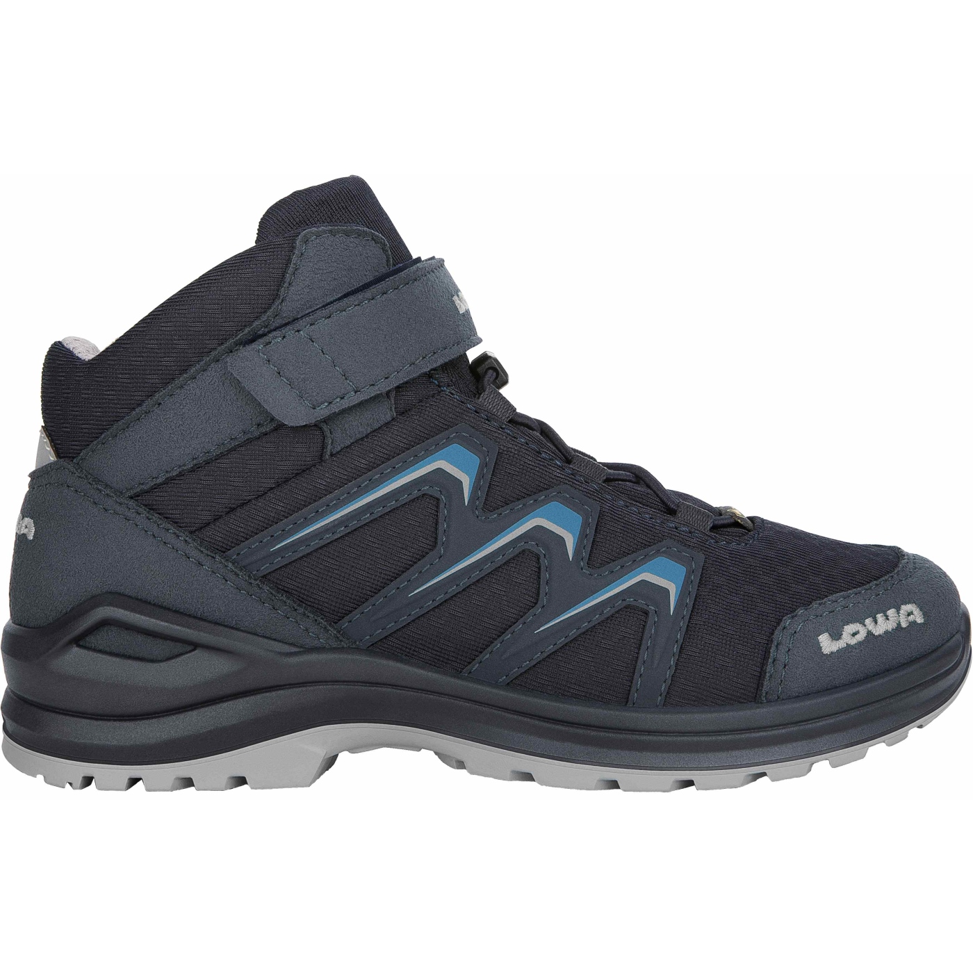 Picture of LOWA Maddox GTX Mid Junior Kids Shoes - steel blue/light grey (Size 36-38)