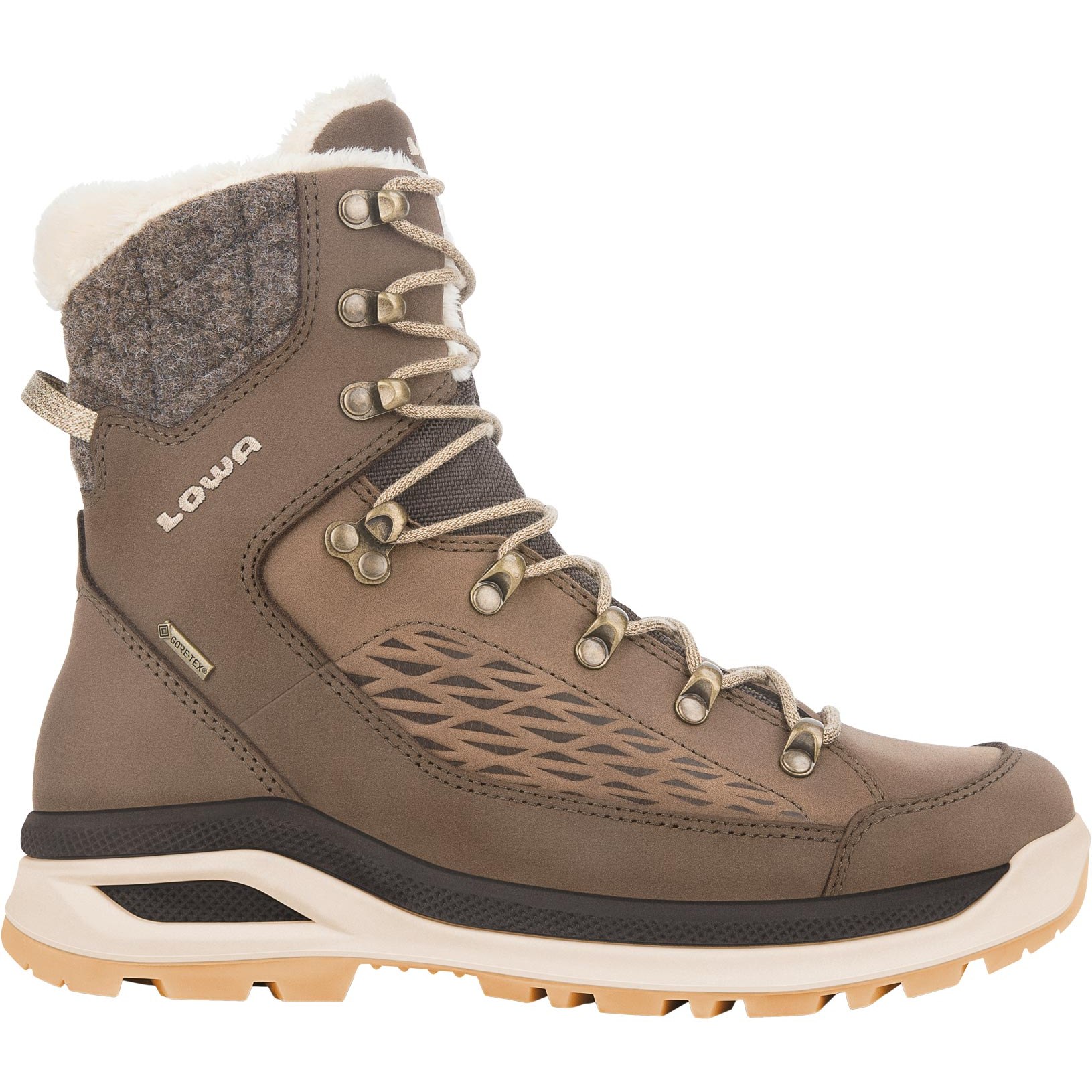 Picture of LOWA Renegade EVO Ice GTX Womens Winter Boots - brown