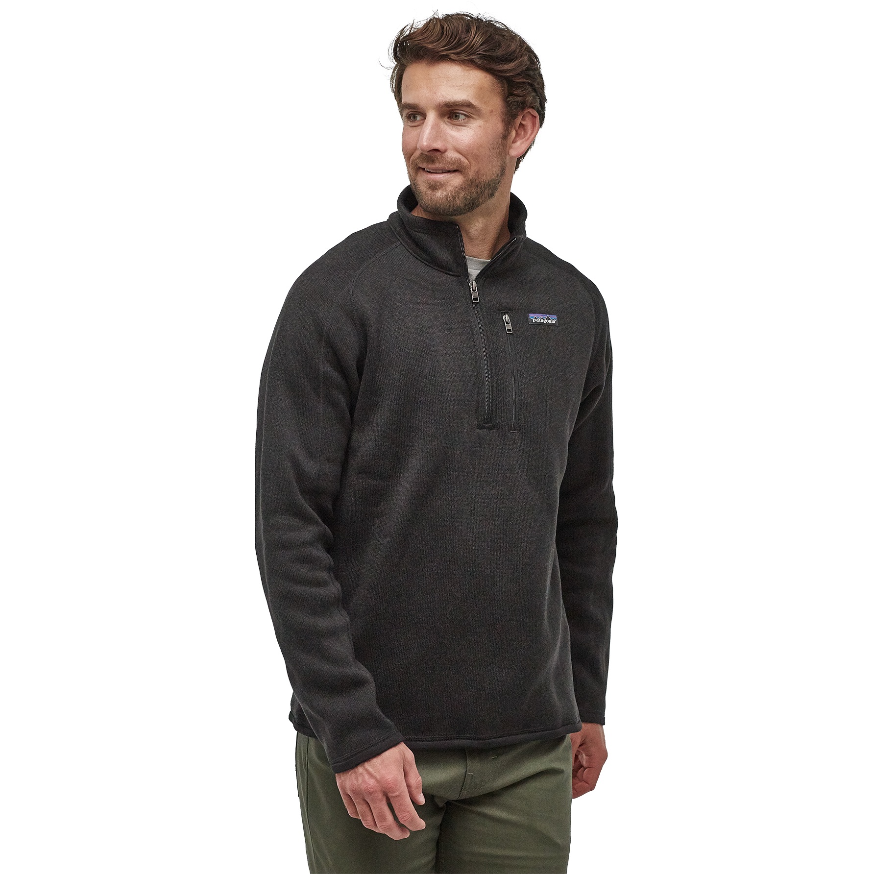Produktbild von Patagonia Better Sweater 1/4-Zip Fleecepullover Herren - schwarz