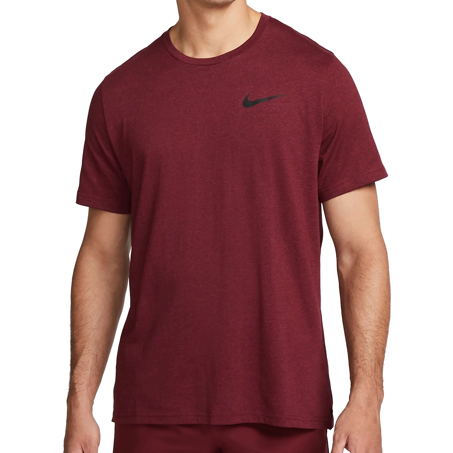 Productfoto van Nike Pro Dri-Fit T-Shirt Heren - dark beetroot/black DQ4866-638