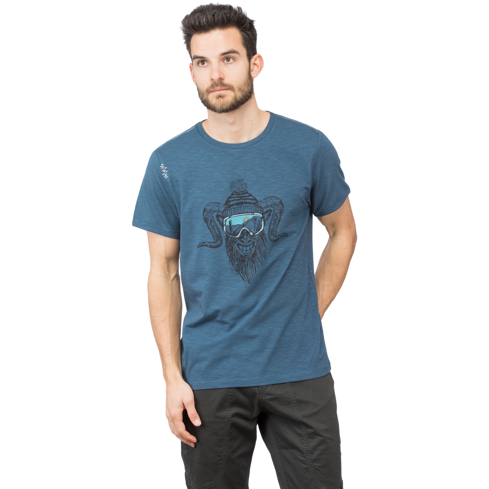 Productfoto van Chillaz Rock Hero Winter T-Shirt - dark blue