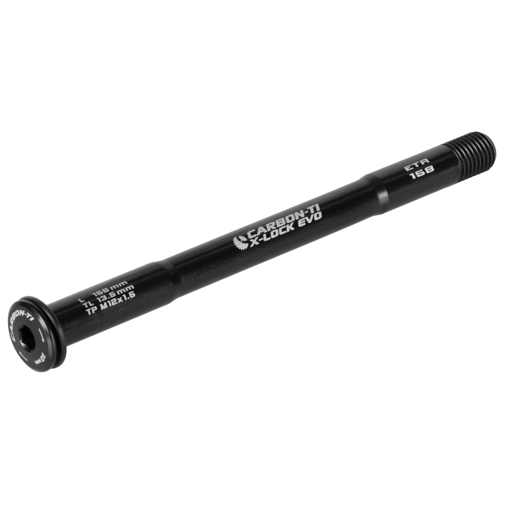 Carbon-Ti X-Lock EVO через ось - 12x142 мм - X-E-Через - M12x1,5 мм - Длина 158 мм - черный