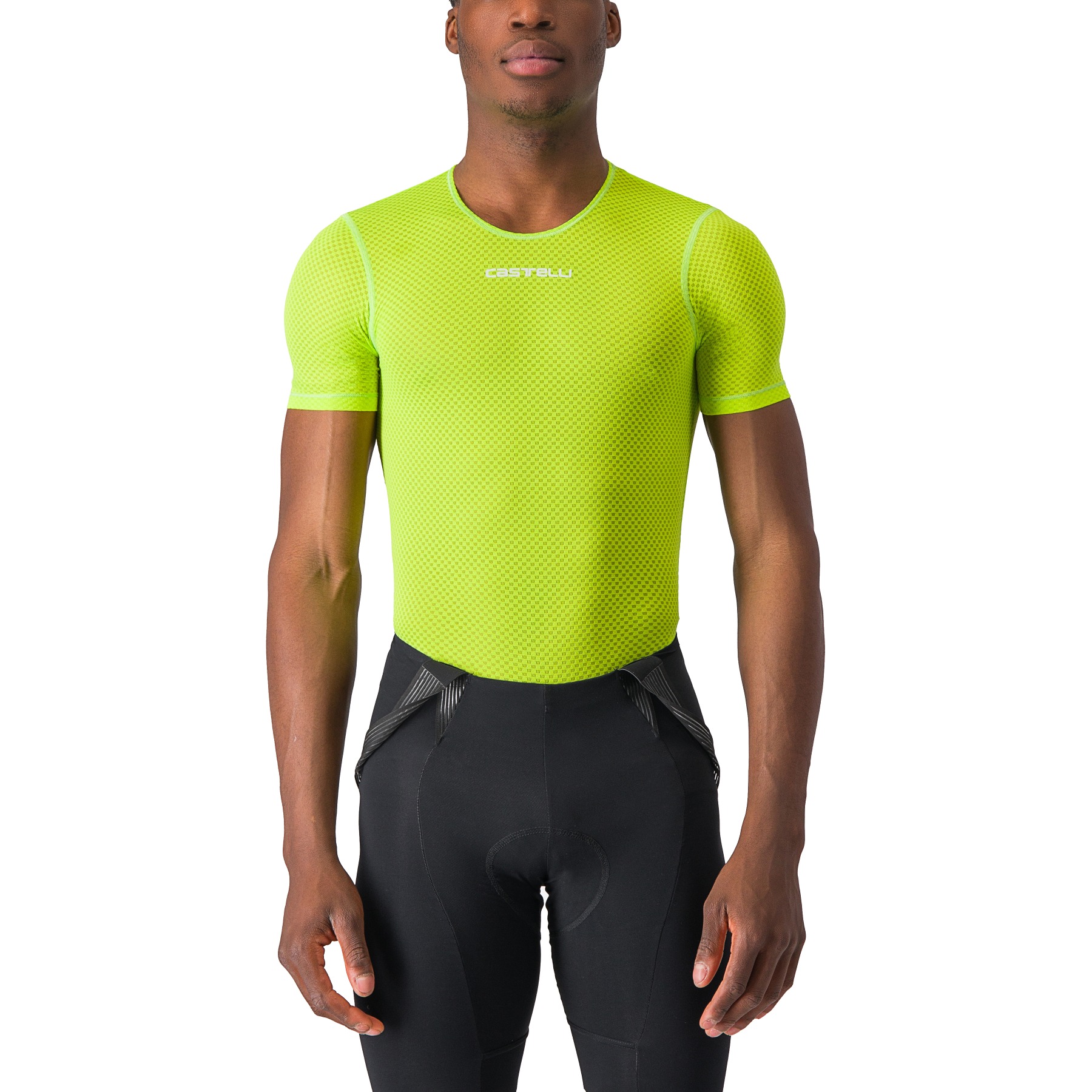 Picture of Castelli Pro Mesh 2.0 Short Sleeve Men - electric lime 383