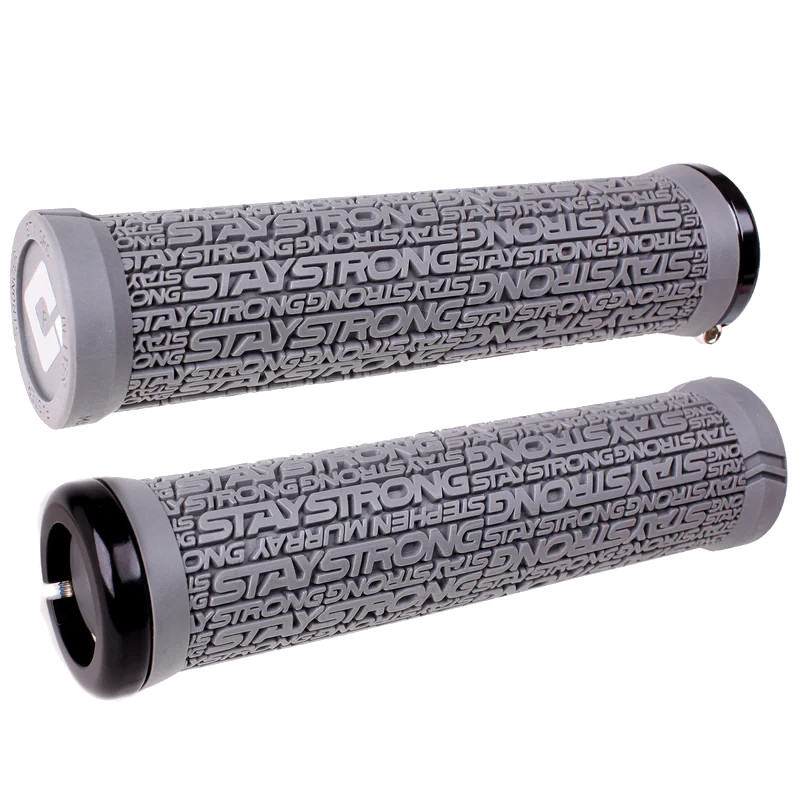 Picture of ODI Stay Strong Reactiv V2.1 - Lock-On Grips | 135mm - grey/black