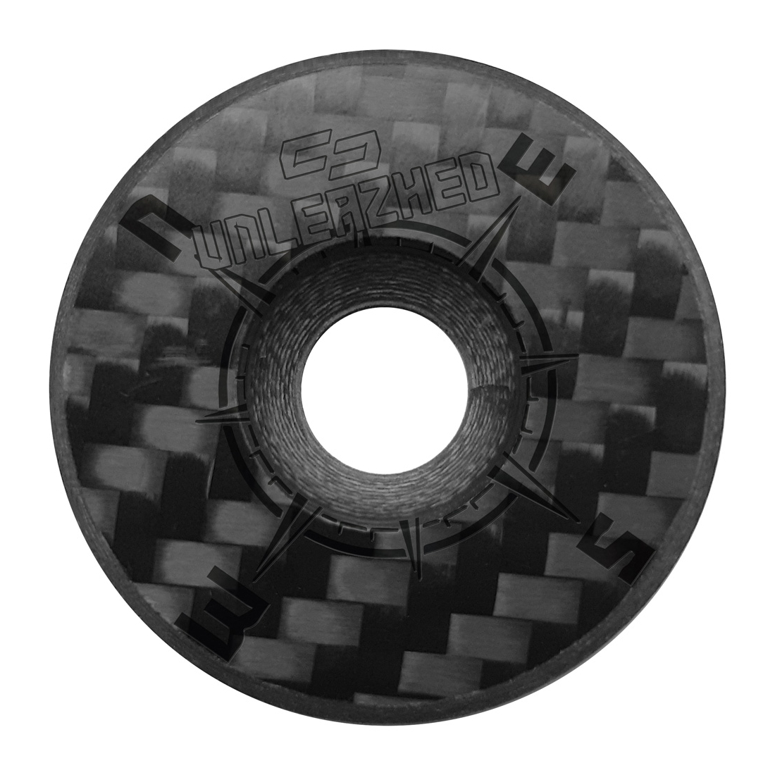 Image of Unleazhed Unloose Cf01 Top Cap - Carved Compass