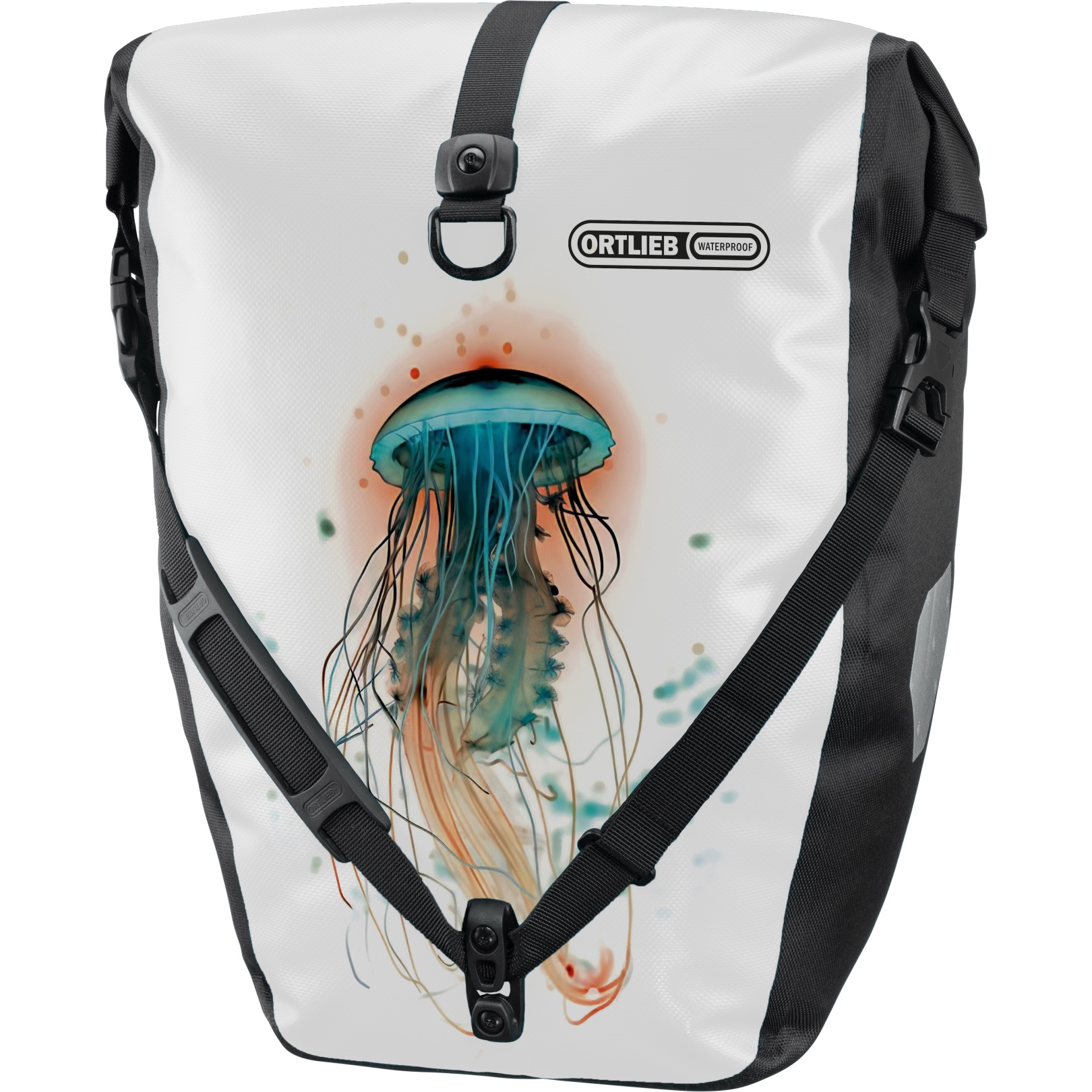 Foto de ORTLIEB Bolsa Bicicleta QL2.1 - Back-Roller Design - 20L - jellyfish - white-black