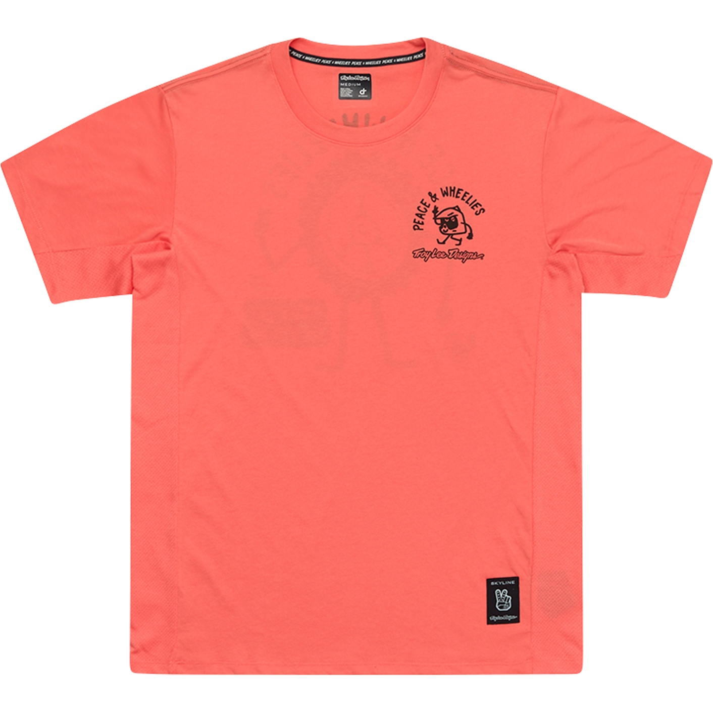 Produktbild von Troy Lee Designs Skyline Ride Kurzarmtrikot Herren - Peace &amp; Wheelies Melon