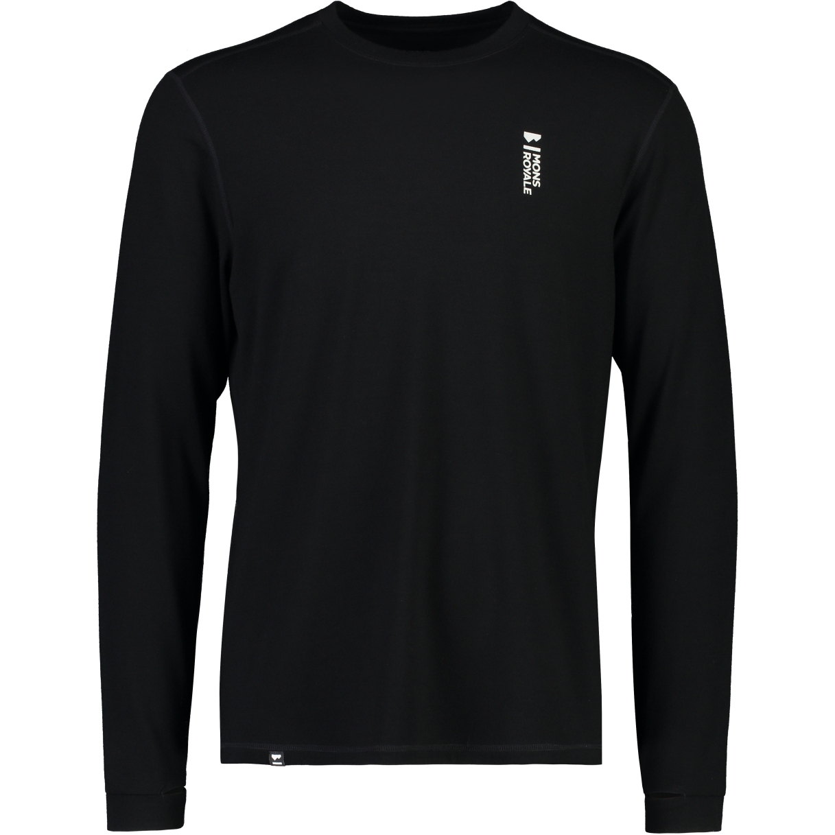 Picture of Mons Royale Cascade Merino Flex Longsleeve Men - black