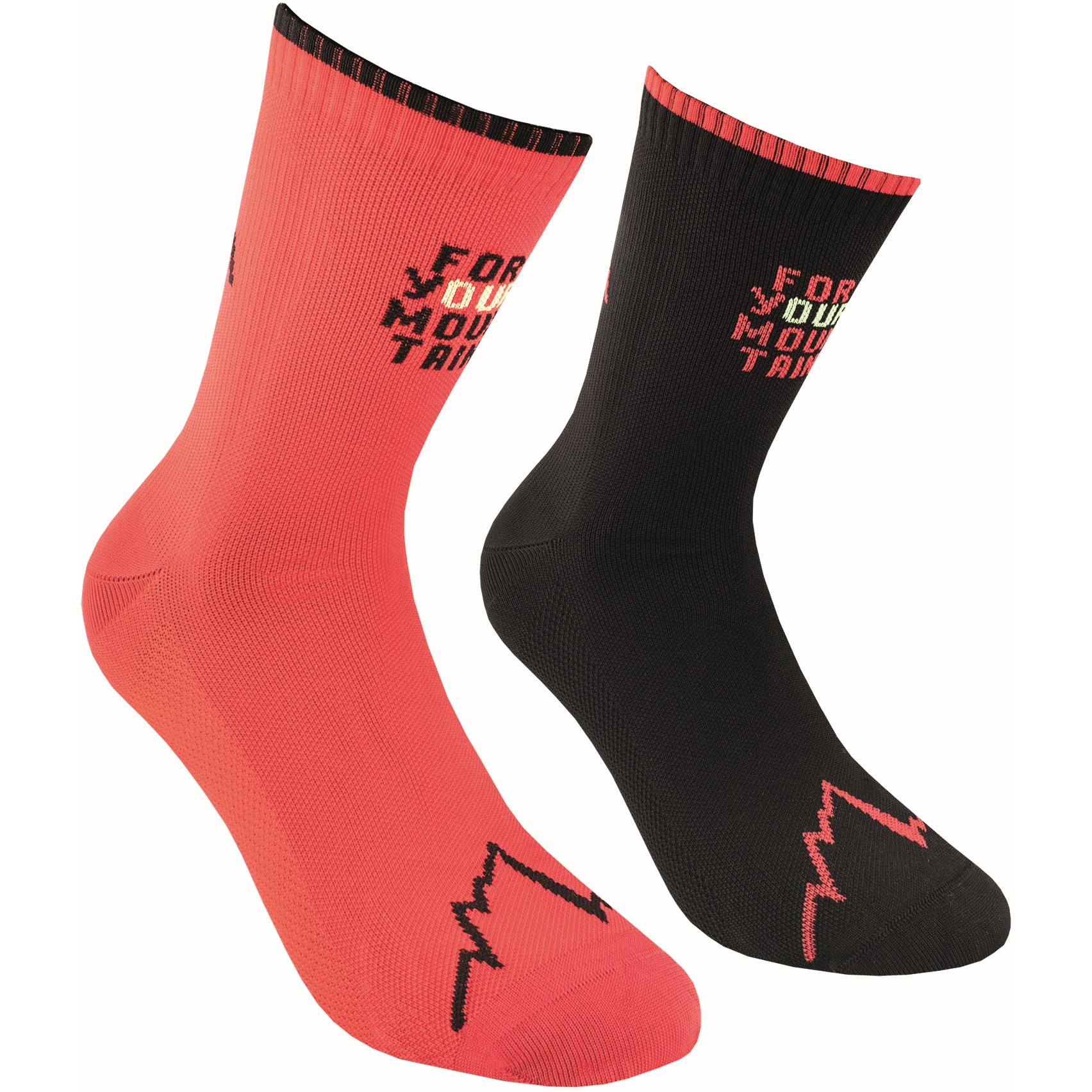 Produktbild von La Sportiva For Your Mountain Socken - Black/Sangria