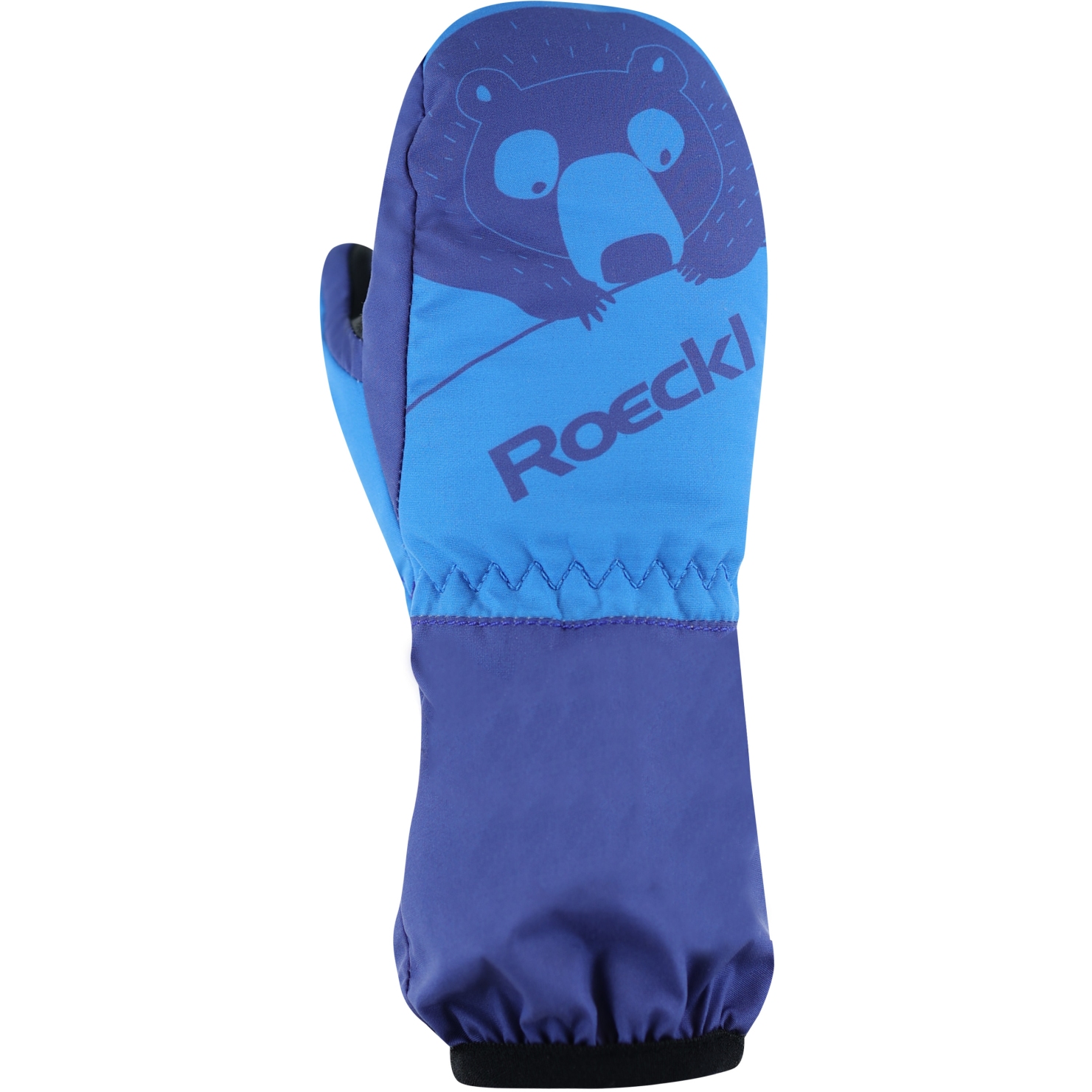 Детские спортивные перчатки-варежки Roeckl Frasco - nordic blue 5740