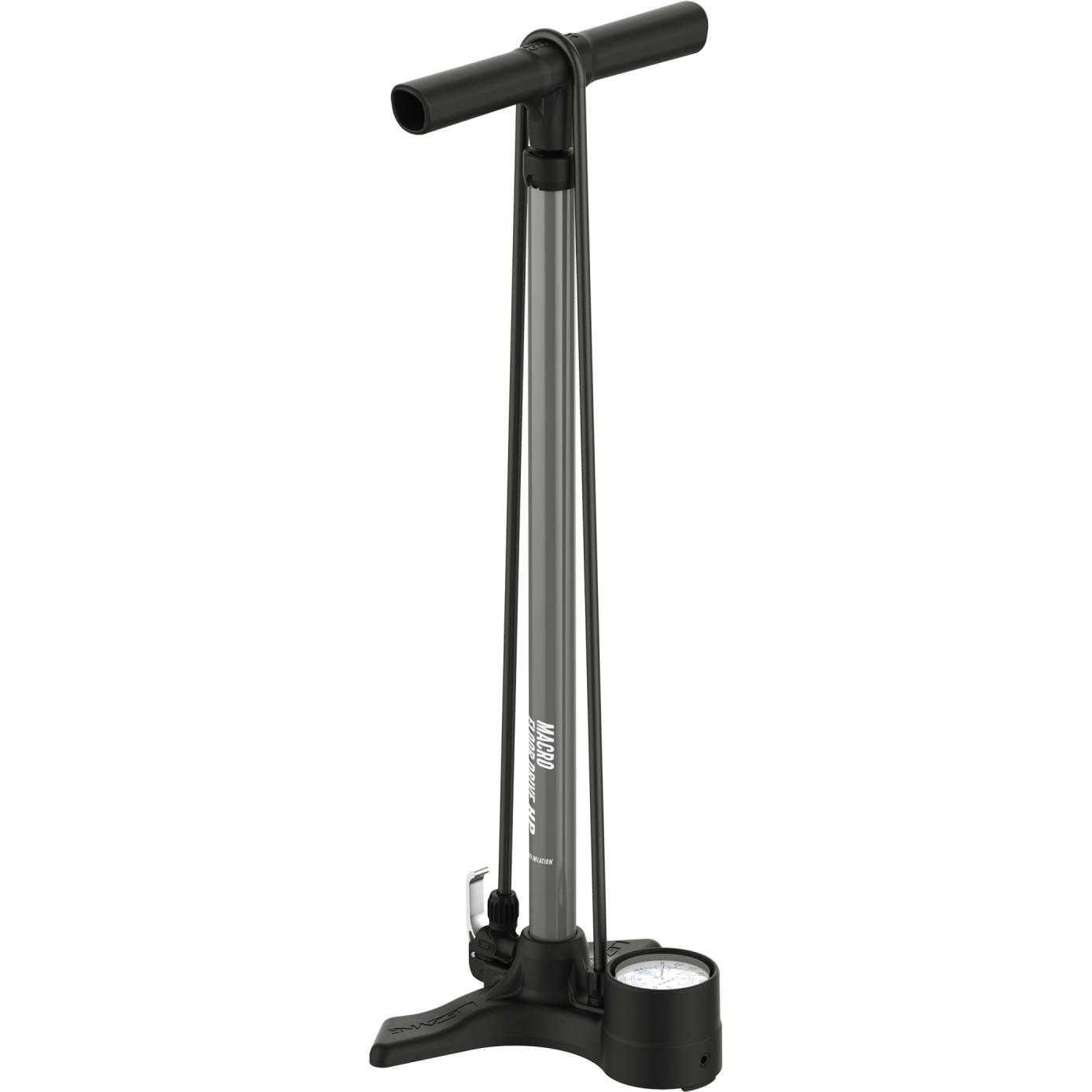 Bild von Lezyne Macro HP Floor Drive DV Standpumpe - grau matt