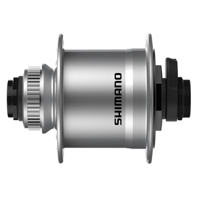 Picture of Shimano DH-UR708-3D Hub Dynamo - Centerlock - 15x100mm - 36 Spoke Holes - silver