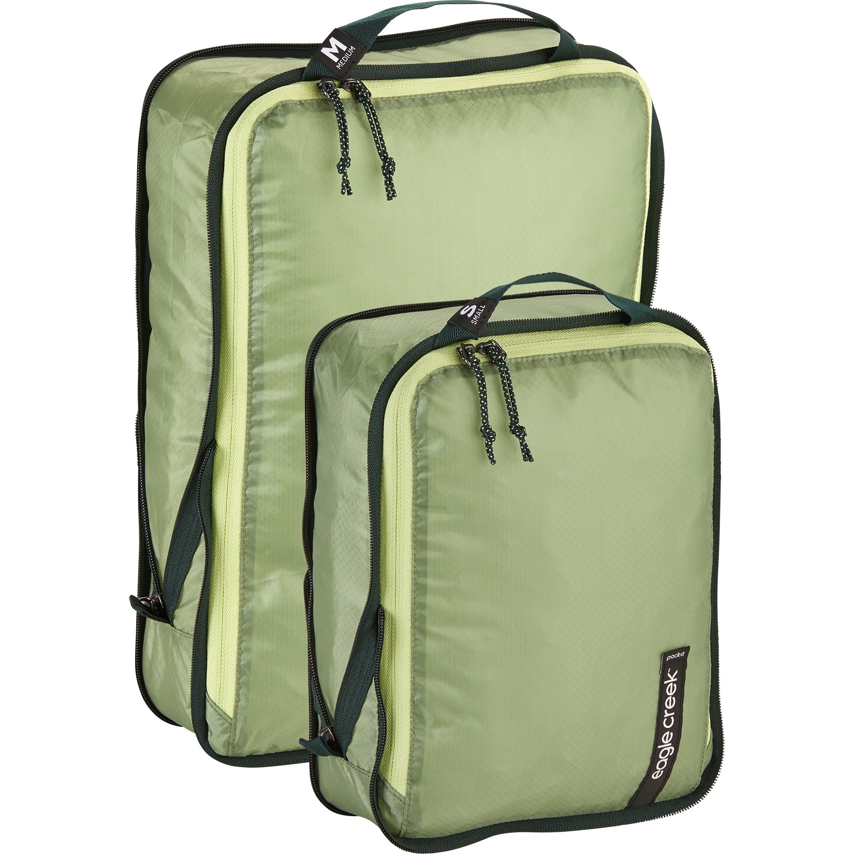 Image of Eagle Creek Pack-It™ Isolate Compression Cube Set S/M - mossy green