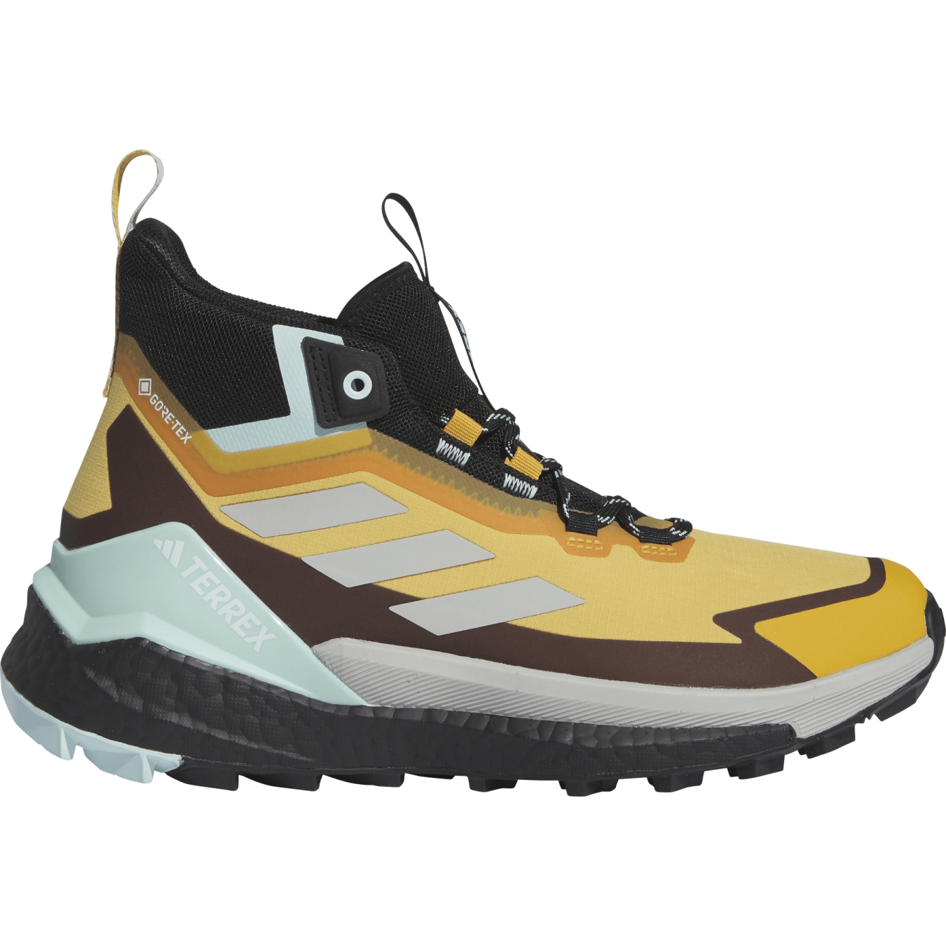 Produktbild von adidas TERREX Free Hiker 2 GORE-TEX Wanderschuhe Damen - pre yellow/wonder silver/seflaq IF4925