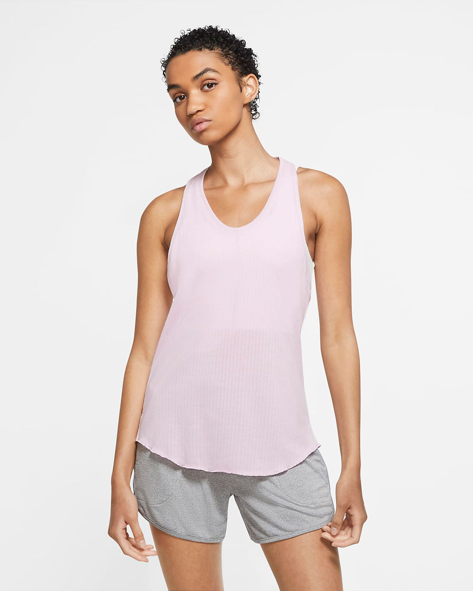 Nike Yoga Core Collection Tank Top Women - light arctic pink/pink