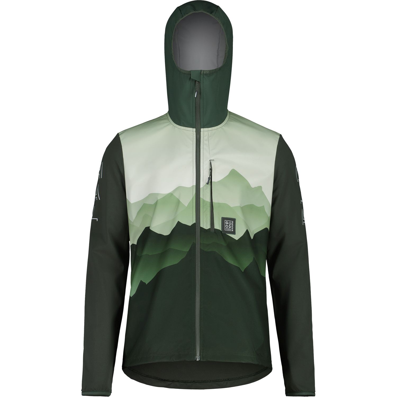 Picture of Maloja BeifussM. Printed Alpine Hybrid Jacket Men - deep forest mtn range 8871