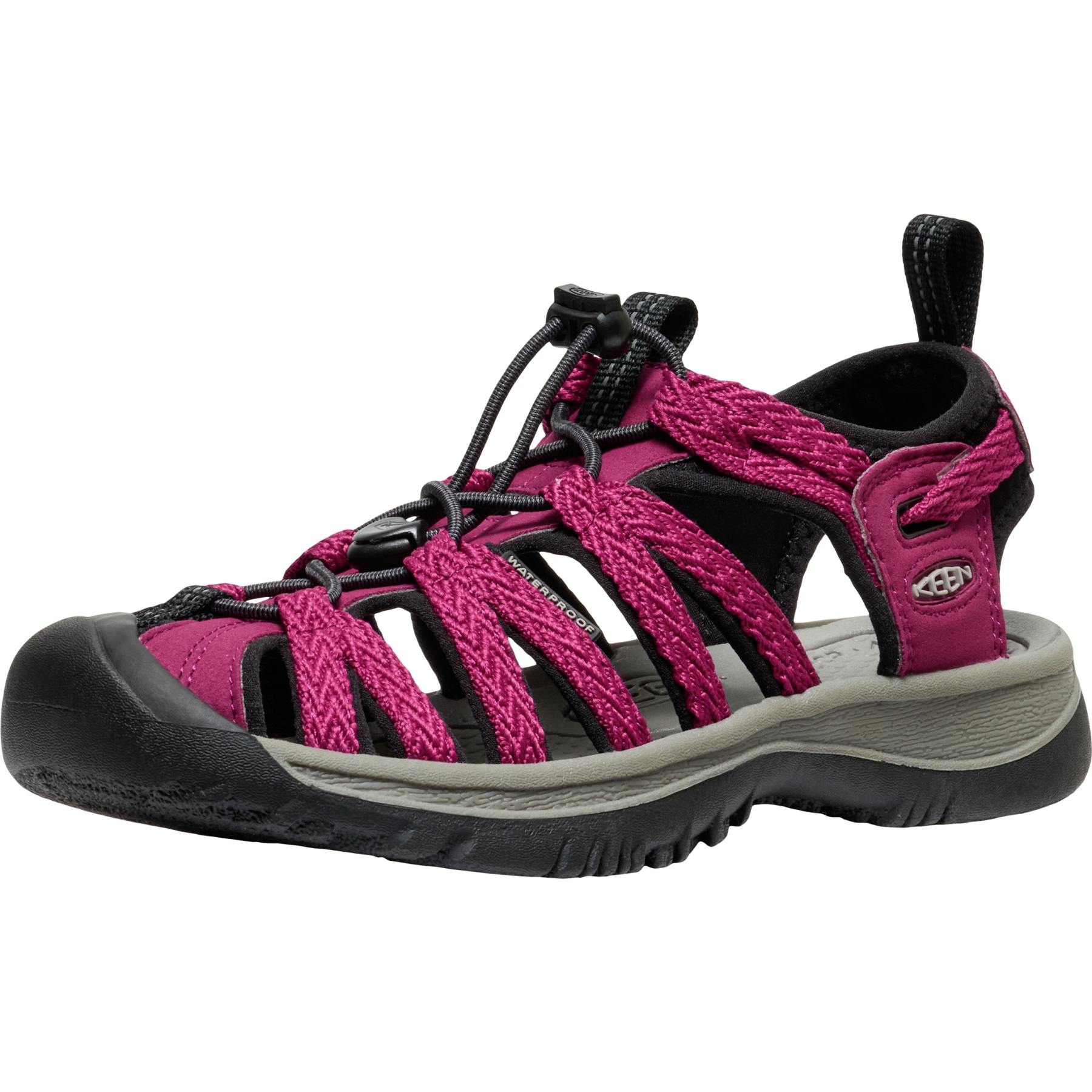 Picture of KEEN Whisper Sandals Women - Beaujolais/Black