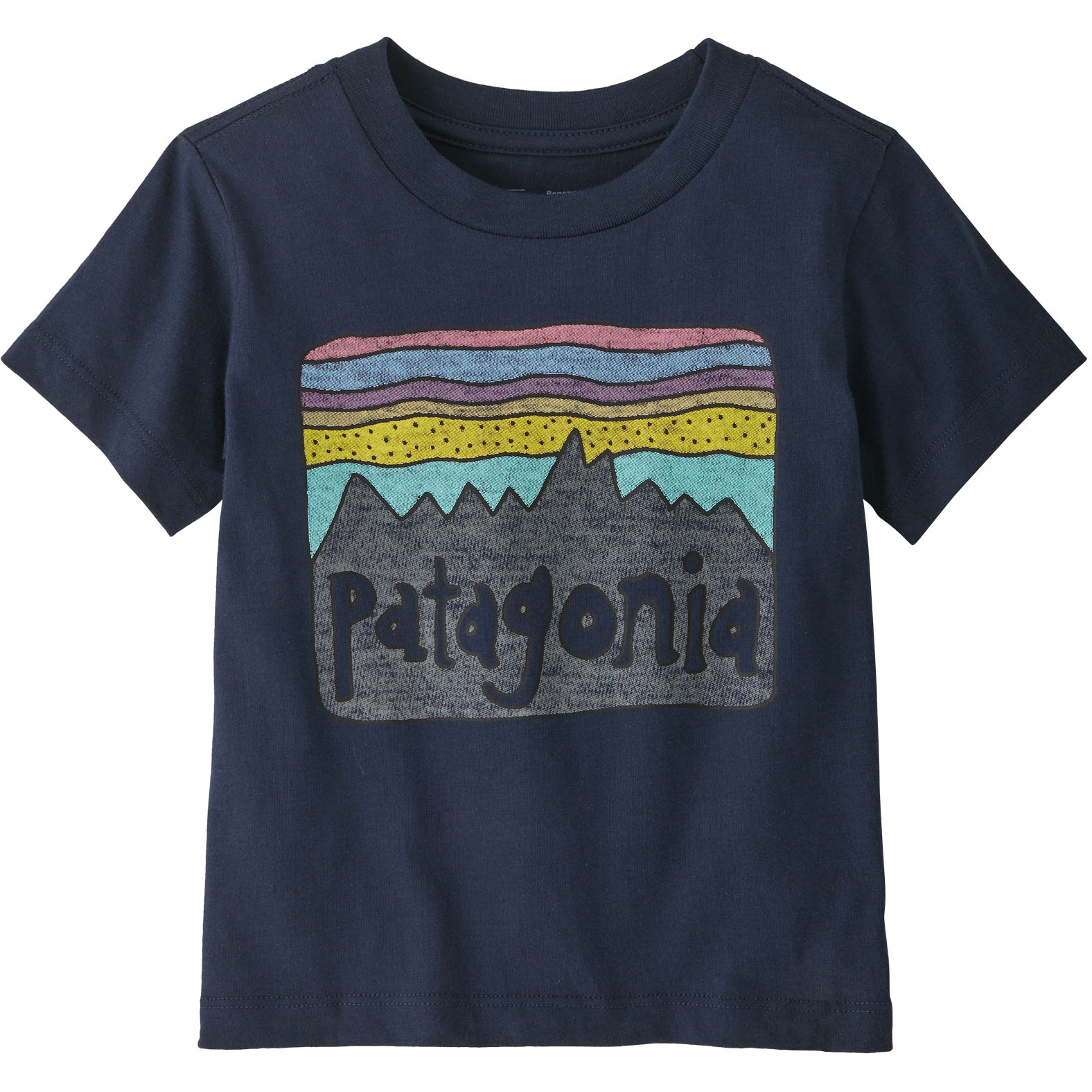 Produktbild von Patagonia Fitz Roy Skies T-Shirt Baby - New Navy