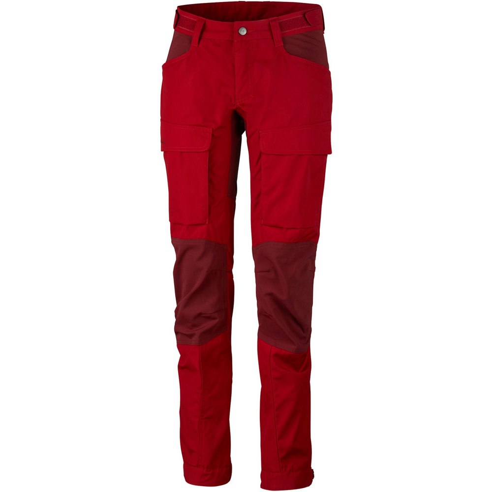 Image of Lundhags Authentic II Women's Hiking Pants - Red/Dark Red 338