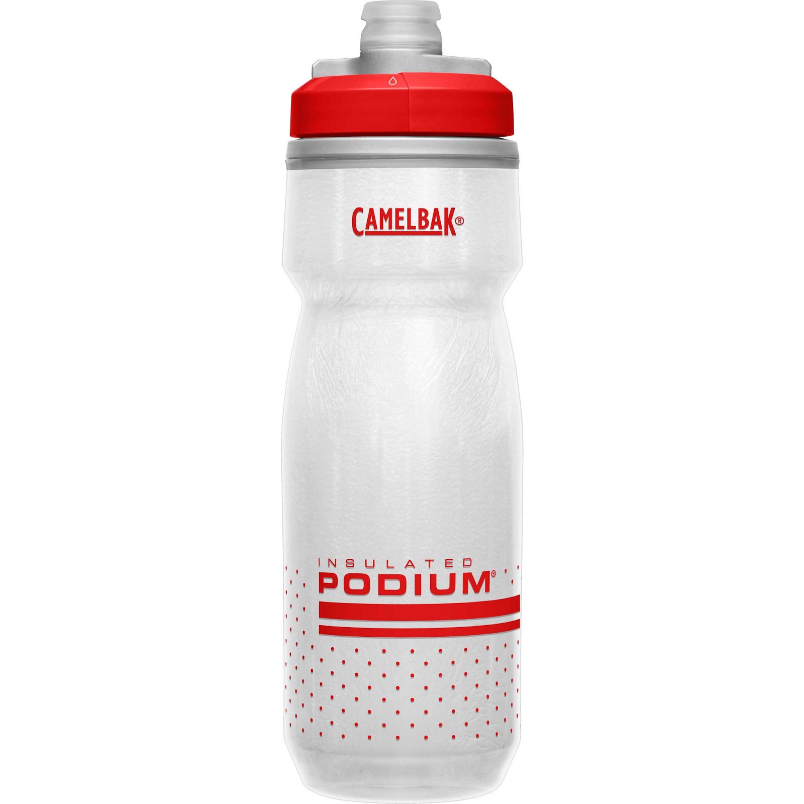 Image of CamelBak Podium Chill Insulated Bottle - 620ml - fiery red/white