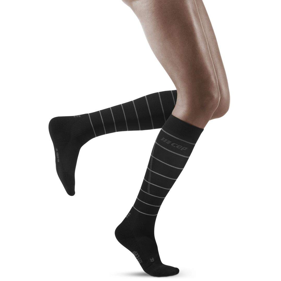 Reflective Compression Calf Sleeves women