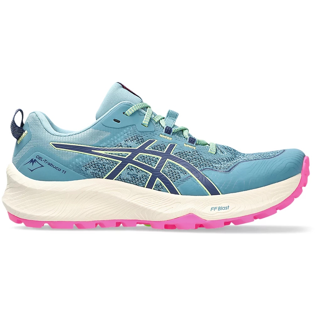 asics GEL Trabuco 11 Trailrunning Schuhe Damen EU 38 gris blue deep ocean