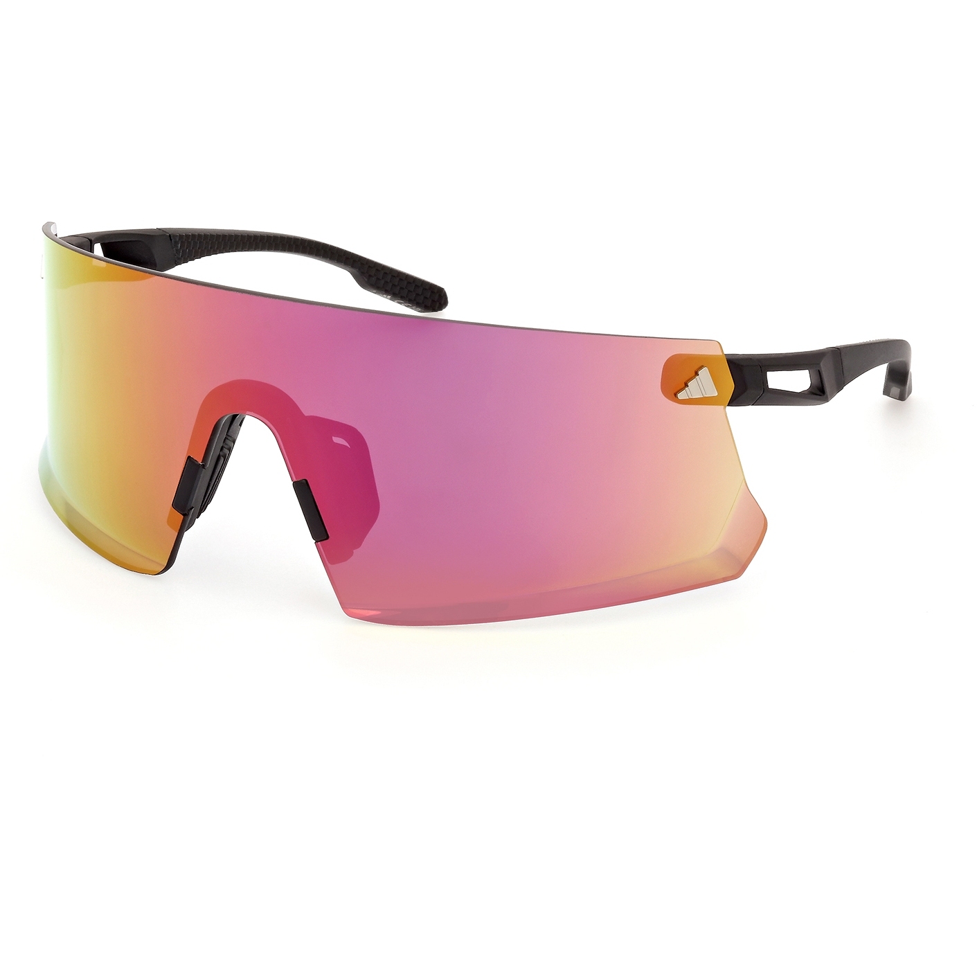 Picture of adidas SP0090 Sport Sunglasses - Matte Black / Gradient or Violet Mirror