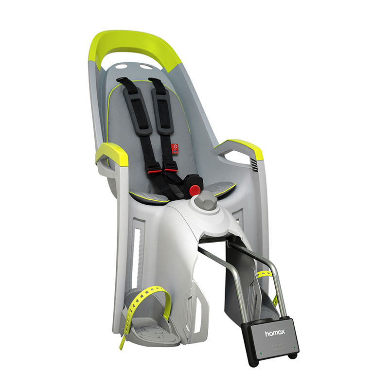 Picture of Hamax Amaze Bike Child Seat - grey/lime