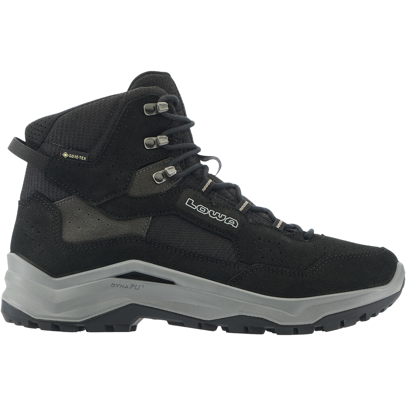 Мужские туристические ботинки Lowa Ventierra GTX Mid, черно-серые