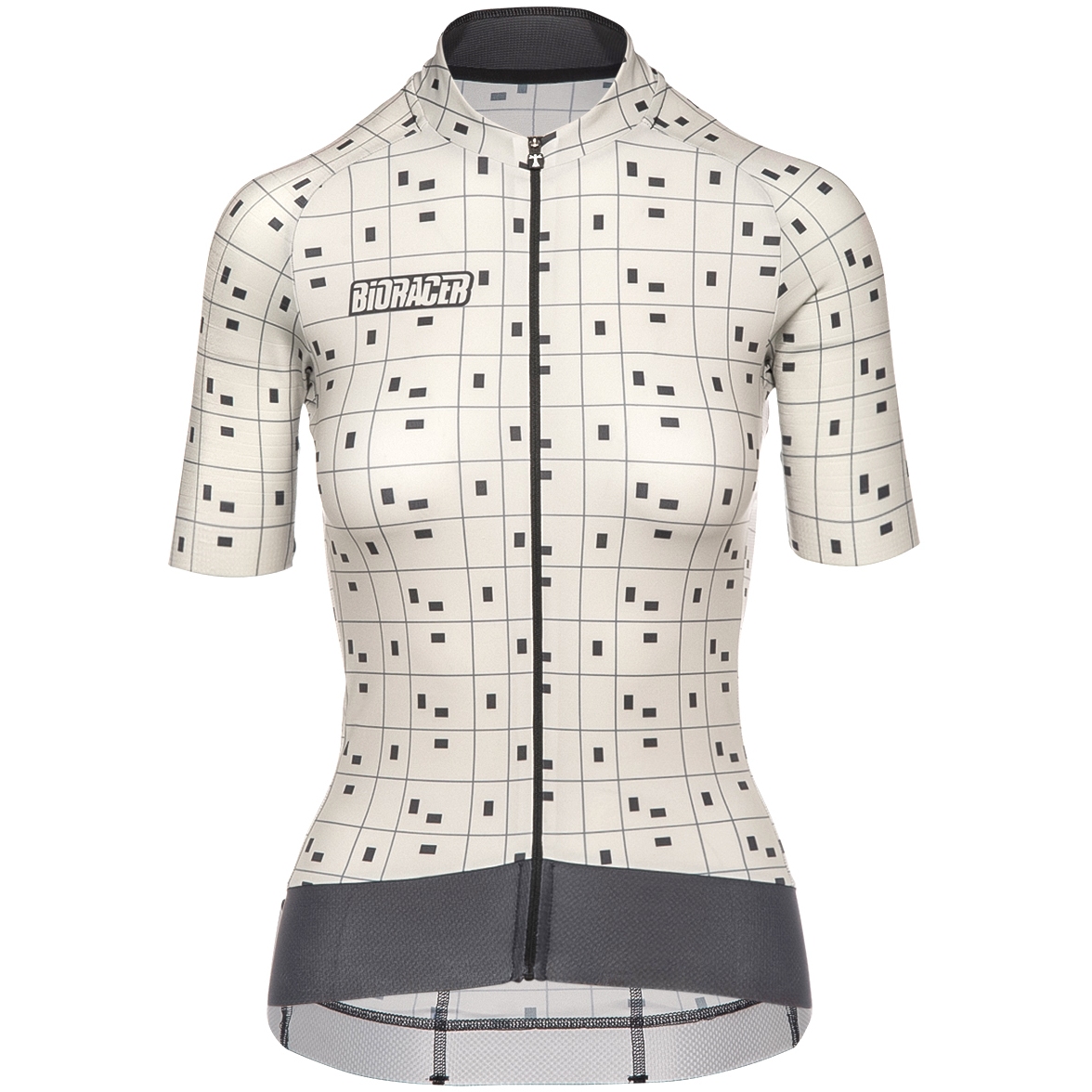 Image of Bioracer Epic Shortsleeve Jersey Women with Armwarmers - Bit Map - beige