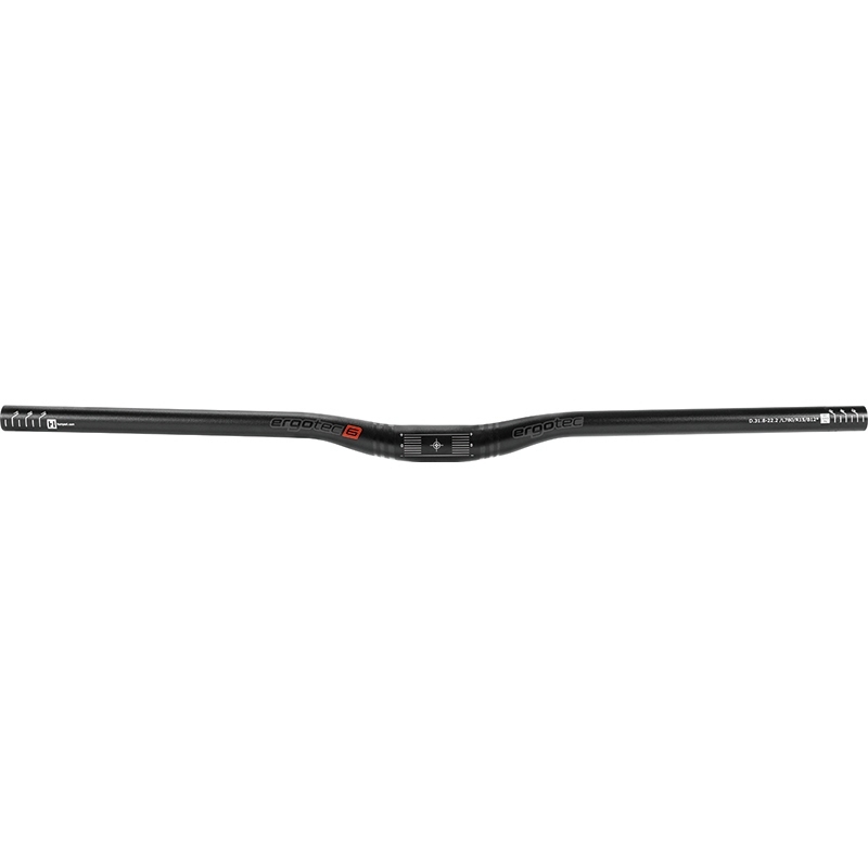 Руль Ergotec Low Riser Bar i 31.8 MTB - Уровень безопасности 6 - матово-черный