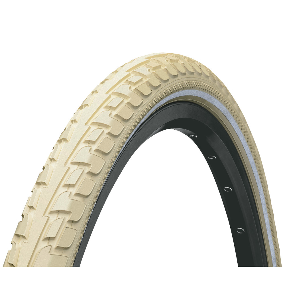 Image of Continental RIDE Tour Wire Bead Tire - 26x1.75" - creme Reflex