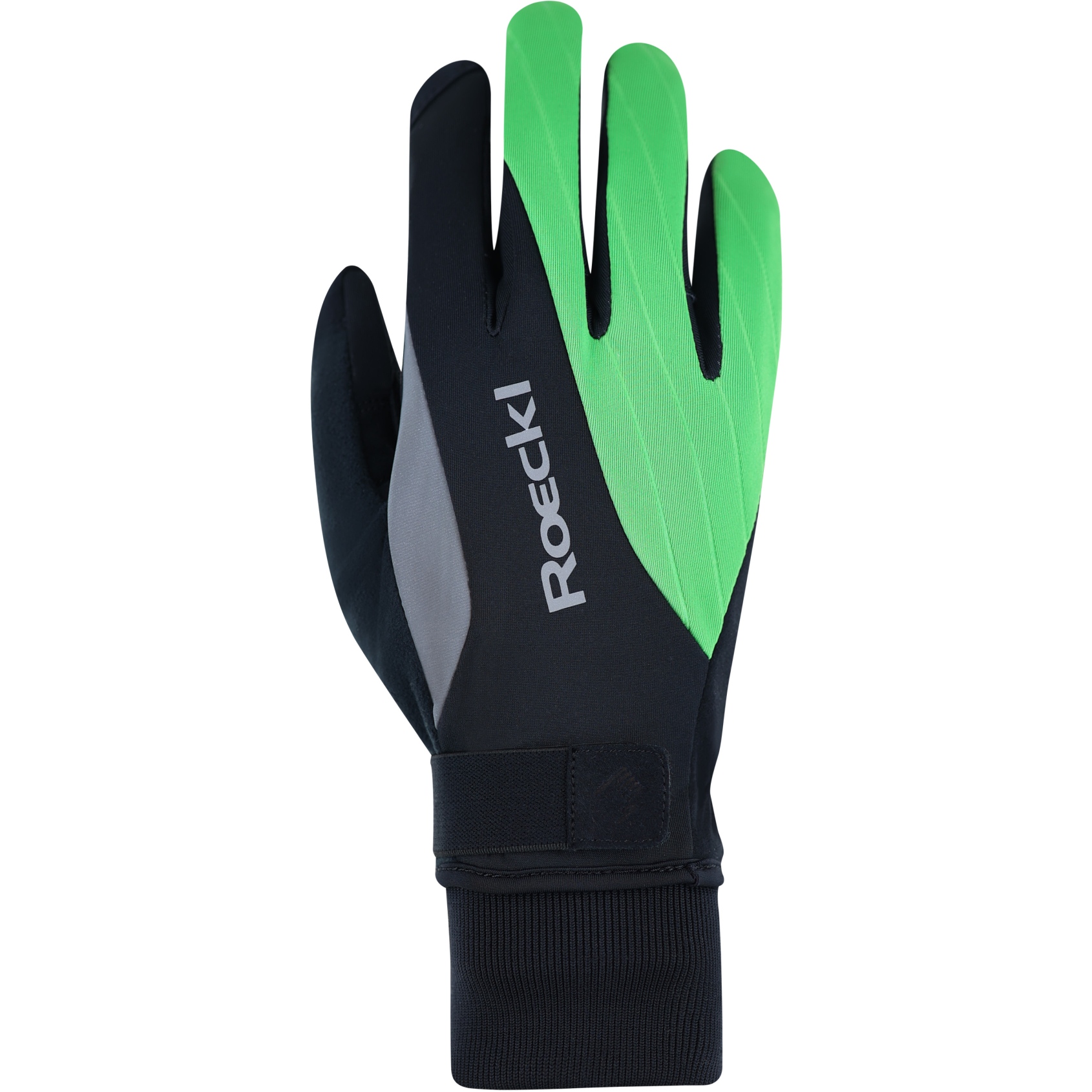 Picture of Roeckl Sports Ravensburg 2 Cycling Gloves - black/classic green 9020